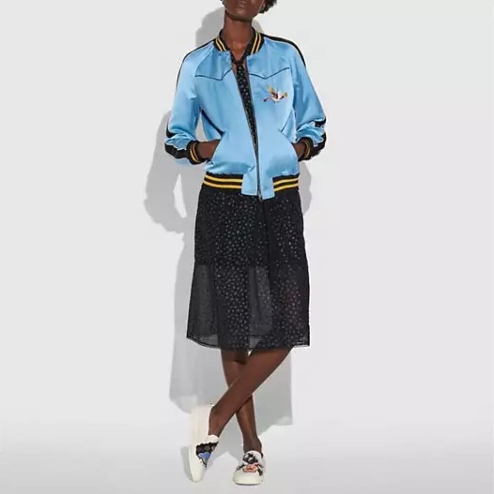 Coach Reversible California Varsity Puffer